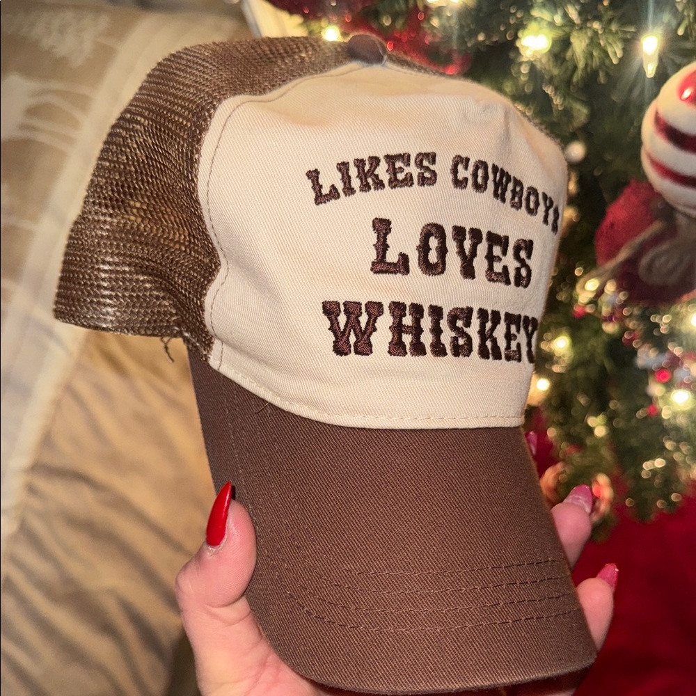 Buckle Brown and Cream Trucker Hat - Picture 6 of 7